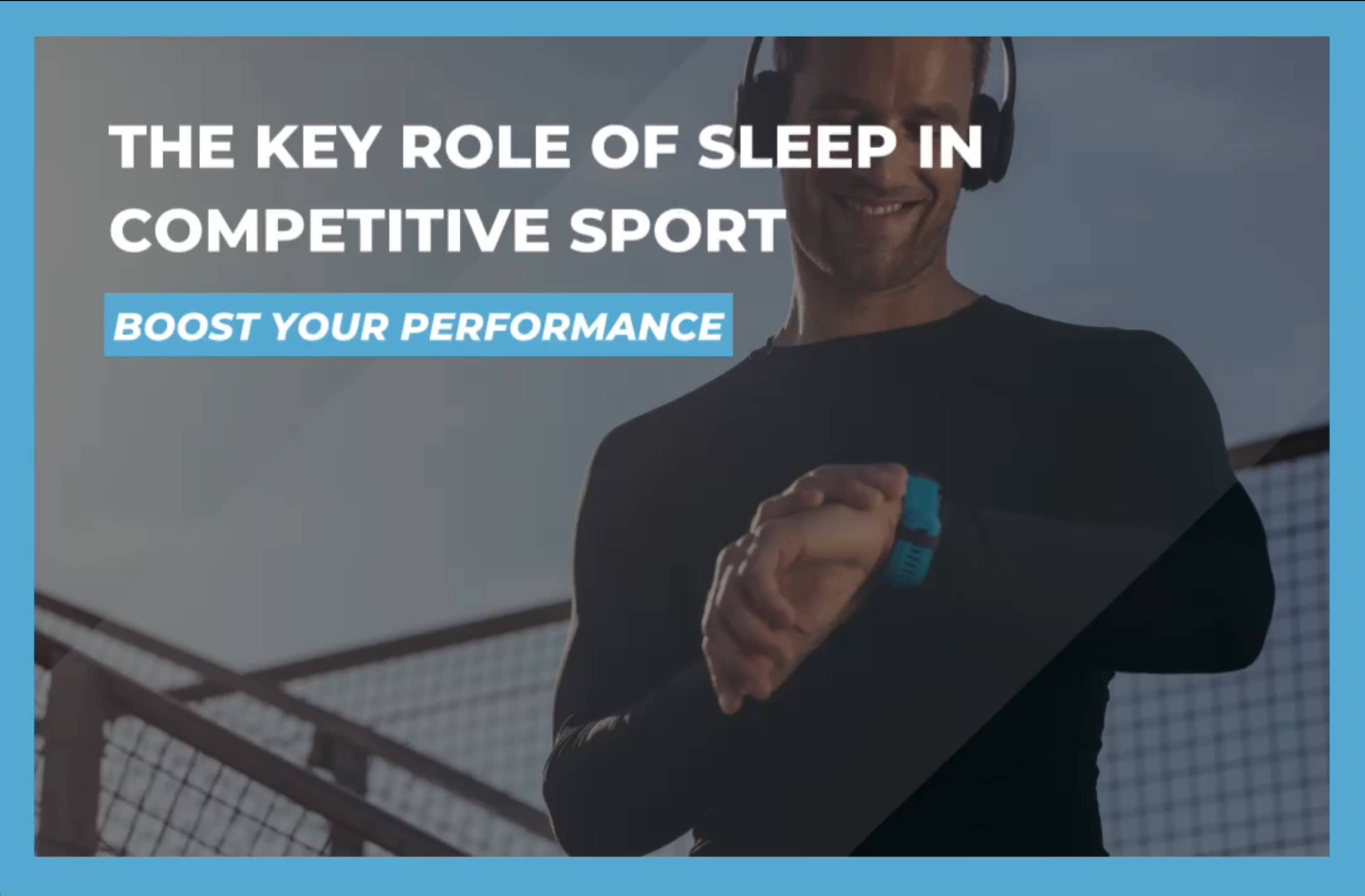 The key role of sleep in competitive sport