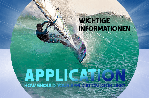 How should your application look like? Information of interest